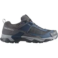 Salomon - Herren Wanderschuhe für GORE-TEX Tageswanderungen &ndash; X Ultra 5 GTX - X Ultra 5 GTX Asphalt/Spellbound für Herren - Größe 45 1/3 - Navy
