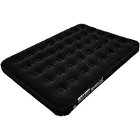 Regatta Great Outdoors Flock Luftmatratze, Doppelbettgröße RG512 (Einheitsgröße) (Schwarz)