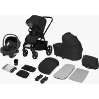 Lionelo CARMINE 3-in-1 Kombikinderwagen, Black Onyx
