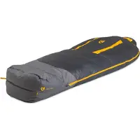Nemo - 4-Jahreszeiten-Schlafsack - Sonic -20 Goodnight Gray/Torch - Größe Regular - Grau