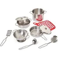 Junior home Spielset Töpfe & Pfannen 10 Teile