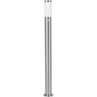 Eglo HELSINKI Stehleuchte Stehlampe Lampe - H110 x Ø7,5 cm - edelstahl - 1X12W exkl. - IP44