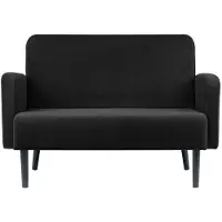 Paper Flow Paperflow Sofa LISBOA LC2PV.01.01 2Sitzer Samt sw/sw