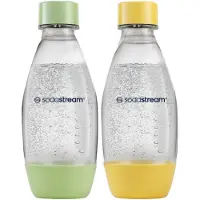SodaStream 1748203490, 500 ml, Kunststoff, Grün, Transparent, Gelb, 2 Stück(e), Schraubdeckel