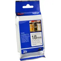 Brother Gloss Non-Laminated Labelling Tape - 18mm, Black/White, TZ, Japan, 8 m, 182,4 mm, 99,3 mm, 313 mm