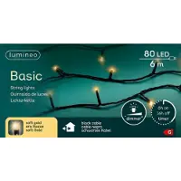 Lumineo Basic Weihnachtsbeleuchtung 80led Champagner