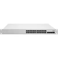Cisco Meraki MS225-24P, Managed, L2, Gigabit Ethernet (10/100/1000), Power over Ethernet (PoE), Rack-Einbau, 1U