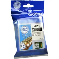 Brother LC421BK, Schwarz, 1 Stück(e), 200 Seiten, 0 Seiten, Einzelpackung