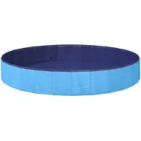 vidaXL Kinder Schwimmbecken Blau Ø300 x 38 cm