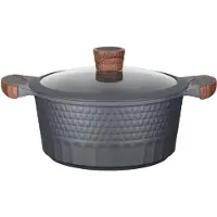 Resto Kitchenware Kochtopf "Capella, Schmortopf antihaftbeschichtet und spülmaschinenfest" 2 Stk. tlg. Aluminiumguss