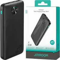 JOYROOM JR-PBF15, 10000 mAh, Lithium Polymer (LiPo), 3,7 V, 22,5 W, Schwarz
