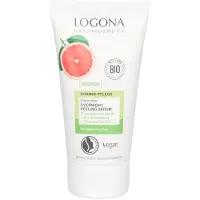 Logona Nourish Klärendes Overnight Peeling Serum mit Bio-Grapefruit, Fruchtsäure (Aha) und Vitami 50 ml