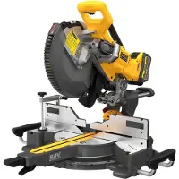 DeWalt DCS781X2 Akku Paneelsäge Kappsäge Gehrungssäge 54V 9Ah XR FLEXVOLT 305 mm bürstenlos