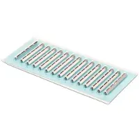 Digitus LWL Crimpspleißschutz, 15er Streifen, mit Telekomzulassung TS0338/96, Silber, 30 mm, 1,2 mm, 3,3 mm, 15 Stück(e)