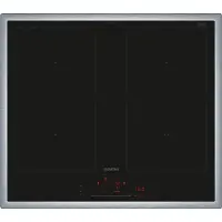 Siemens iQ500 ED645HQC1E, Schwarz, Edelstahl, Integriert, 60 cm, Zonen-Induktionskochfeld, Glaskeramik, 4 Zone(n)