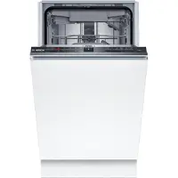 Bosch Serie 2 SPV2HMX02E, Voll integriert, Single (45 cm breit), Schwarz, Berührung, 1,75 m, 1,65 m