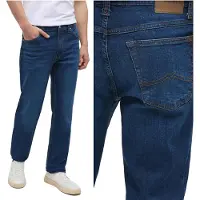 Mustang , Herren Jeanshosen, Straight fit, TRAMPER STRAIGHT, W34 L32, Blau, Jeans, baggyjeans, buggy