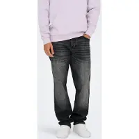 Only & Sons Straight-Jeans "ONSEDGE PERFORMANCE LB 3816 DOT DNM NOOS" Baumwollmischung, straight fit