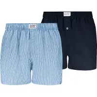 Levi's Herren Web-Boxershorts, 2er Pack - Woven Boxers 2P, Baumwolle, einfarbig