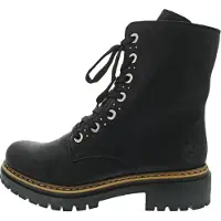 Rieker Damen Stiefeletten Schnürung Blockabsatz 72612, Größe:40 EU, Farbe:Schwarz