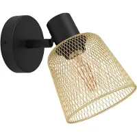 Eglo COSLADA Spot - L13 x H20 x AL17 cm - schwarz - 1X40W exkl. - IP20