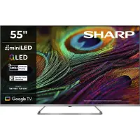 Sharp 55JP7765E, QLED-Fernseher, (UltraHD/4K, MiniLED Google TV)