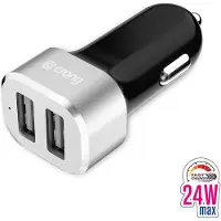 Crong Car charger 2xUSB 2.4A aluminium