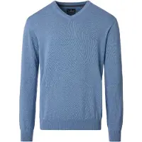 Casa Moda Pullover V-Ausschnitt Blau