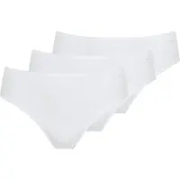 Mey Hipster "Superfine Organic", Damen, Gr. 36, weiß, Single Jersey, Obermaterial: 92% Baumwolle, 8% Elasthan, unifarben, körpernah, Unterhosen Hipster, American-Pants mit tiefem Taillensitz