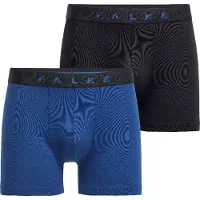 Falke Boxer "Daily Comfort", Herren, Gr. XL, blau (royal, schwarz), Single Jersey, Obermaterial: 96% Baumwolle, 4% Elasthan, körpernah, Unterhosen Boxer, ohne Eingriff, Cotton-Mix, atmungsaktiv, weich