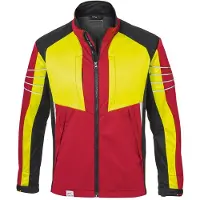 Kübler Jacke Ultrashell FOREST PRO rot/warngelb Form 1751 Grösse XS