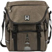 Willex Fahrradtasche Abnehmbare Gepäckträgertasche 1200 Braun