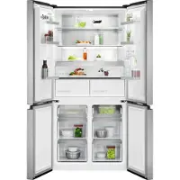AEG 9000 MultiSwitch / / 1900 mm / Gefrierschublade unten / 506 L / NoFrost RMB952D6VU Edelstahl-Look, Seiten grau