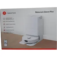Roborock Qrevo PLUS, Beutellos, Schwarz, Weiß, Rund, Staubbeutel, 0,33 l, 63 dB