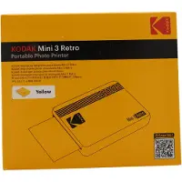 Kodak Mini 3 Square Retro gelb, CMOS, Pass-Fotodrucktechnologie, Auto, LCD, 4,32 cm (1.7"), Box