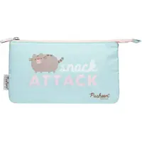 Grupo Erik Erik Editores Pusheen Foodie Collection Triple Mäppchen Blau Mann Blau One Size