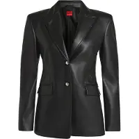 HUGO Regular-Fit Blazer aus Kunstleder Grösse 38