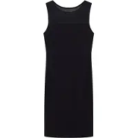 Armani Exchange für Damen. XW000943AF13729UC001 Eng anliegendes schwarzes Kleid (M), Lässig, Ärmellos / Hosenträger