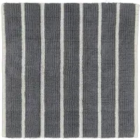 Cawö Badematte Home Balance Stripes Platinum-60 x 60 cm