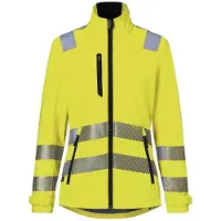 Kübler REFLECTIQ Softshelljacke Damen PSA 2 warngelb XXL - 1509 8427-34-XXL - warngelb