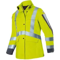 Kübler PROTECTIQ HIGH VIS Damen Wetterjacke ARC2 PSA 3 warngelb/anthrazit L - 1495 8430-3497-L - warngelb/anthrazit