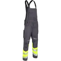Kübler REFLECTIQ Latzhose Klasse 1 warngelb/anthrazit 30 - 3208 8340-3497-30 - warngelb/anthrazit