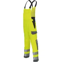 Kübler Latzhose PROTECTIQ HIGH VIS ARC1 PSA 3 warngelb/anthrazit Form 3393 Größe 50