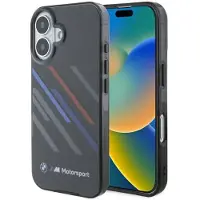 BMW Fall Motosport Iml zufällige Streifen Na Iphone 16 Plus - schwarz