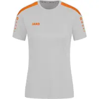 Jako Damen Trikot Power KA, Farbe:soft grey/neonorange, Größe:42