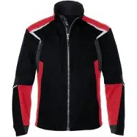 Kübler Jacke BODYFORCE schwarz/mittelrot Form 1125 Grösse XL