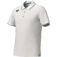Arena Poloshirts Team Solid Baumwolle Weiß