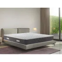 Talamo Italia Doppelmatratze Davanz, Memory Foam-Matratze, ergonomische Matratze, Taschenfederkernmatratze, 100 % Italy, 140x190h28 cm