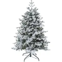 FÉÉRIC LIGHTS AND CHRISTMAS Künstlicher Weihnachtsbaum, mit Raureif bedeckte Tanne, 150 cm