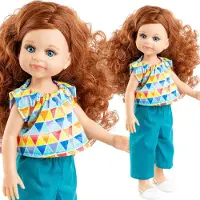 Paola Reina Puppe Amigas Cleo - rote Locken - 32cm - Spielzeugpuppe